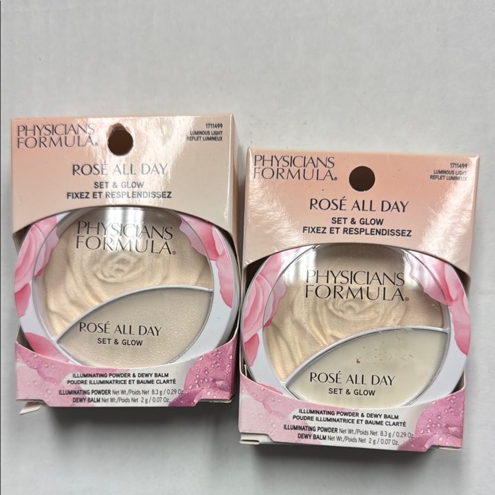 Physicians Formula Rosé All Day Set & Glow - Beige and Pink - 2 pack